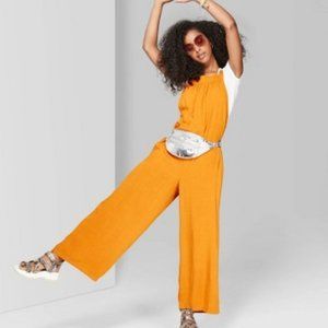 Wild Fable Golden Yellow Jumpsuit